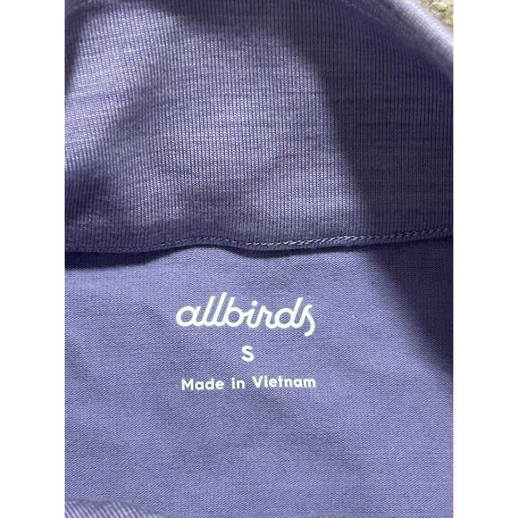 Allbirds Small Natural Run Tencel Merino Wool 1/4 Zip & Pants Set Purple Hush - Picture 3 of 12